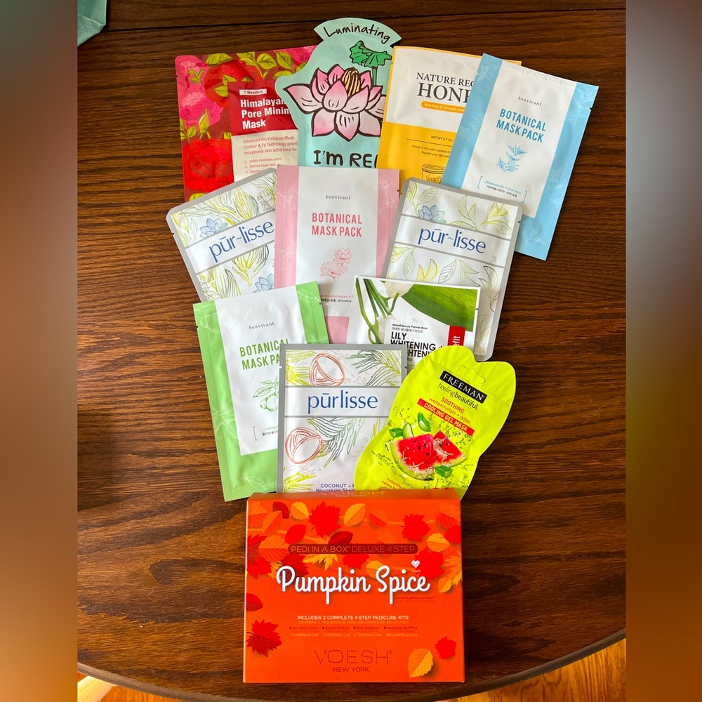 Face mask/pedi bundle